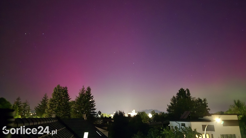 Zorza Polarna nad Gorlicami (10.05.)