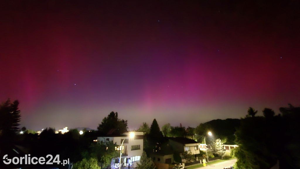 Zorza Polarna nad Gorlicami (10.05.)