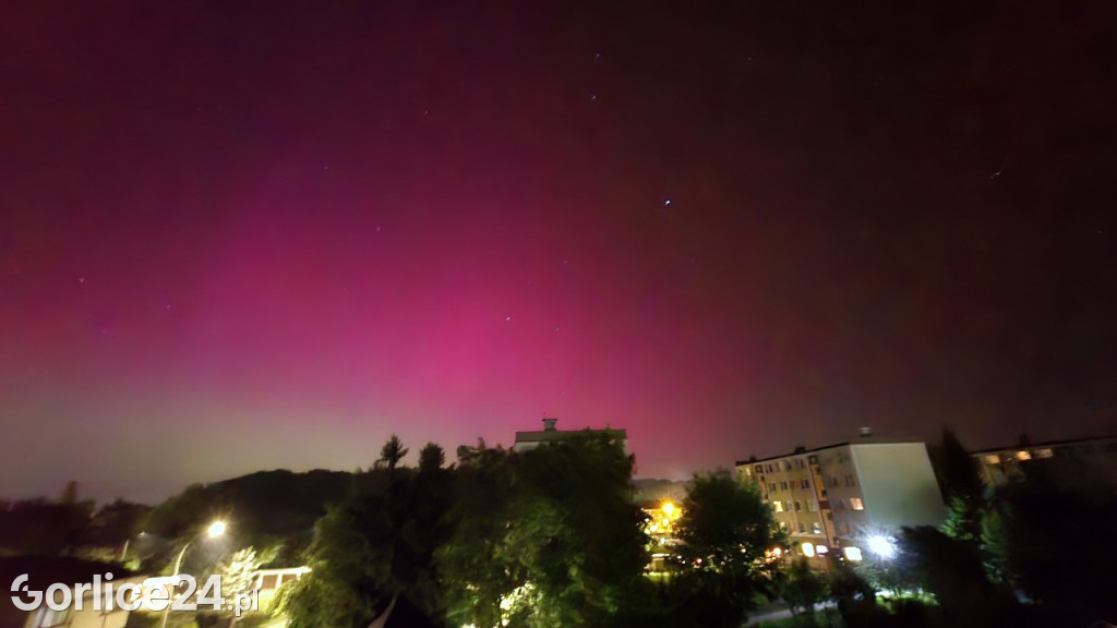 Zorza Polarna nad Gorlicami (10.05.)
