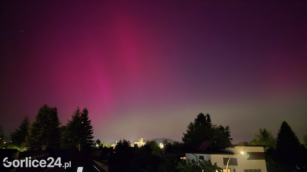 Zorza Polarna nad Gorlicami (10.05.)