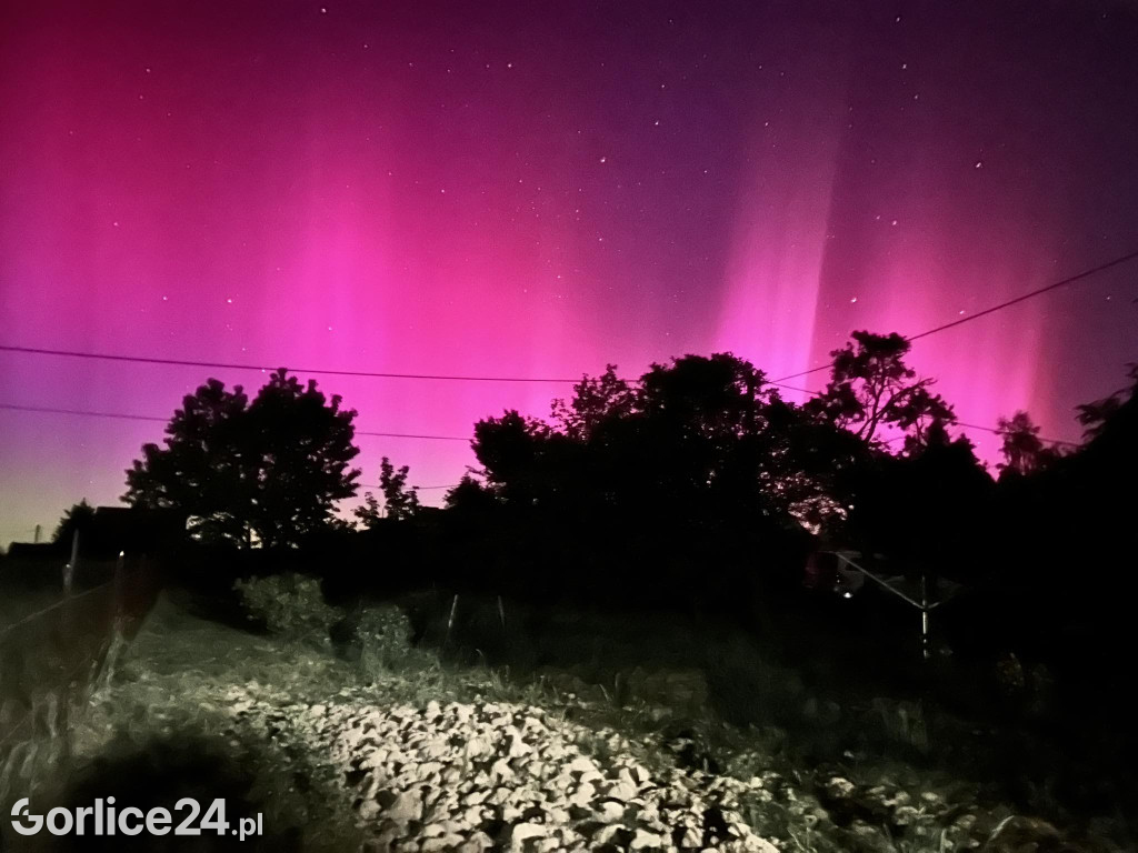 Zorza Polarna nad Gorlicami (10.05.)