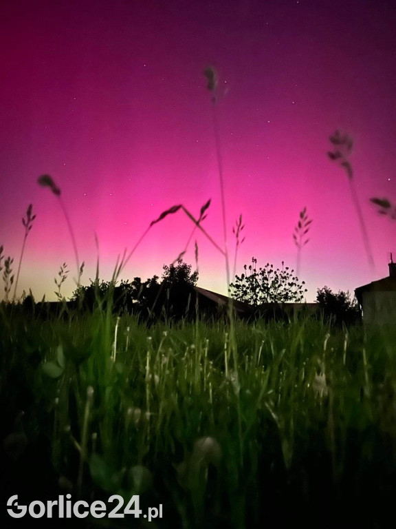 Zorza Polarna nad Gorlicami (10.05.)