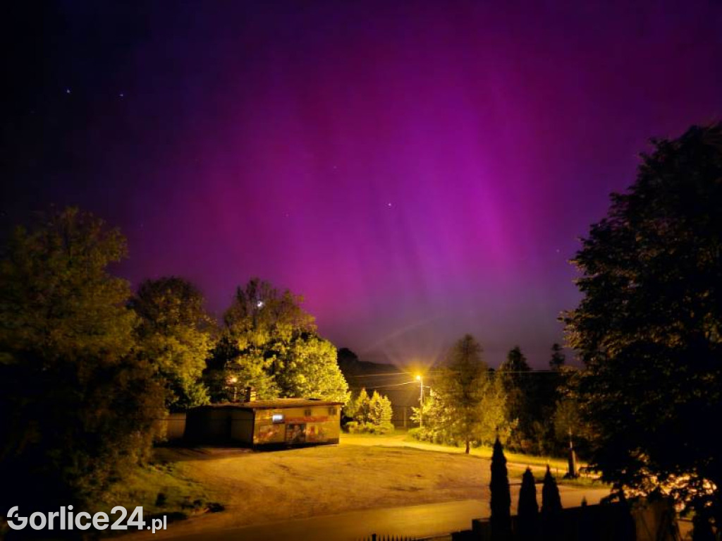 Zorza Polarna nad Gorlicami (10.05.)