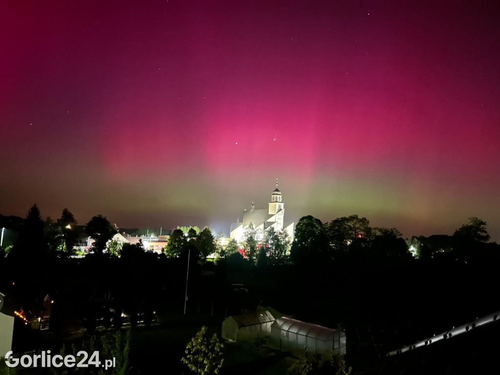 Zorza Polarna nad Gorlicami (10.05.)