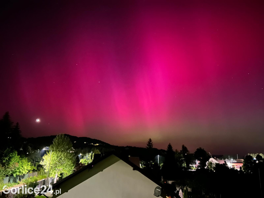 Zorza Polarna nad Gorlicami (10.05.)