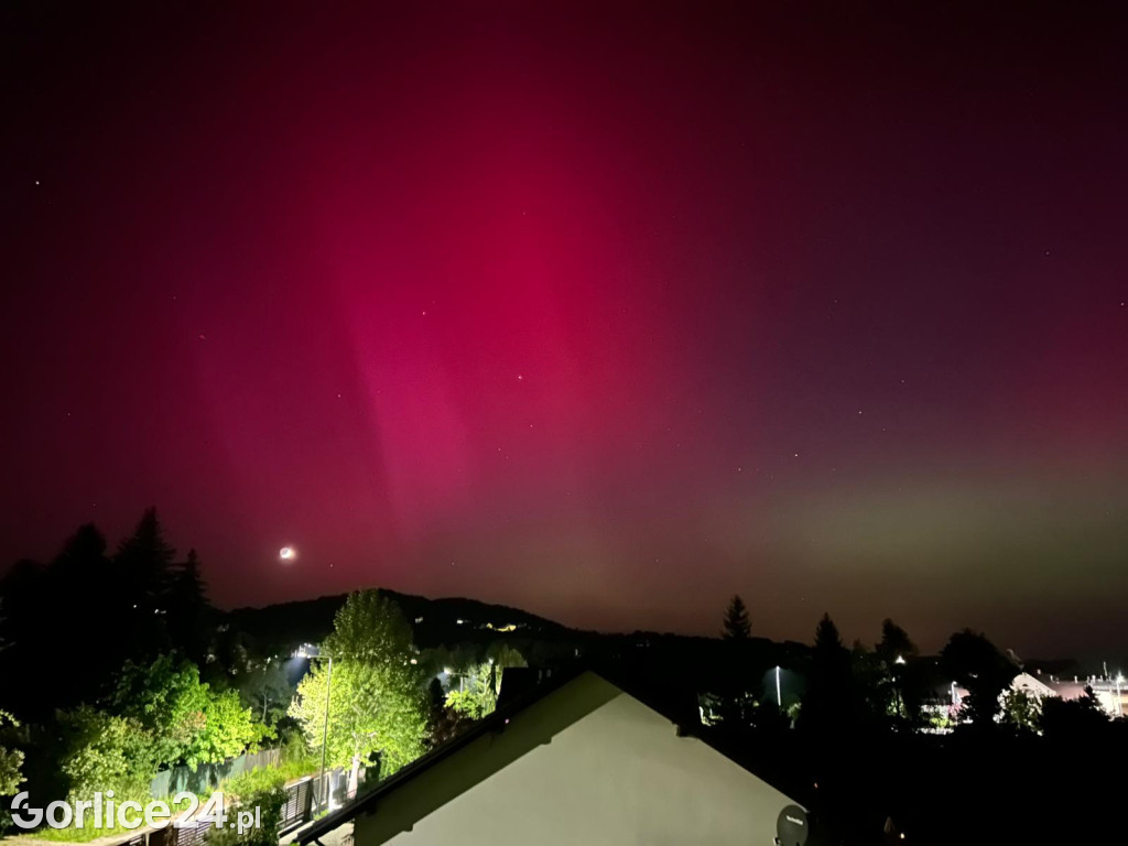 Zorza Polarna nad Gorlicami (10.05.)