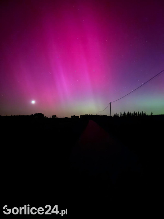 Zorza Polarna nad Gorlicami (10.05.)
