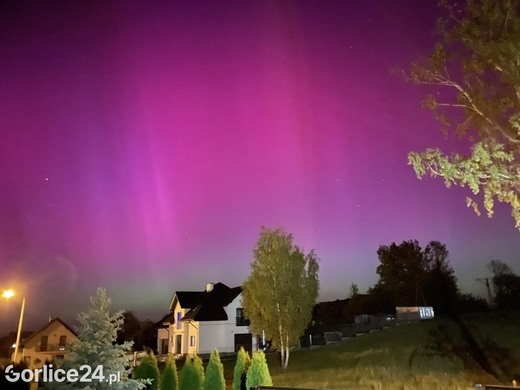 Zorza Polarna nad Gorlicami (10.05.)