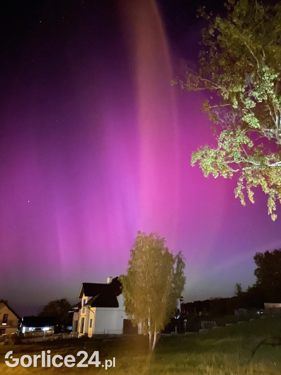 Zorza Polarna nad Gorlicami (10.05.)