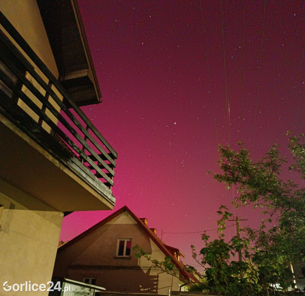 Zorza Polarna nad Gorlicami (10.05.)