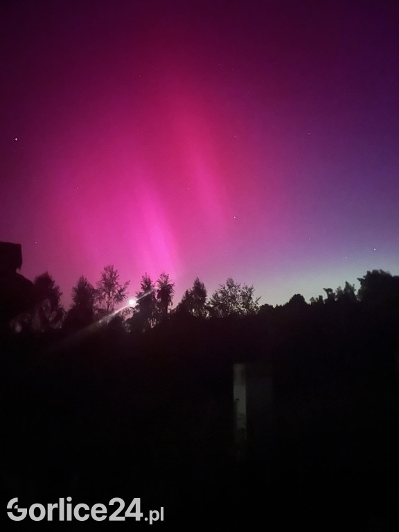 Zorza Polarna nad Gorlicami (10.05.)