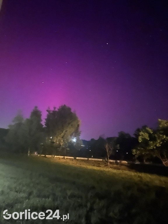 Zorza Polarna nad Gorlicami (10.05.)