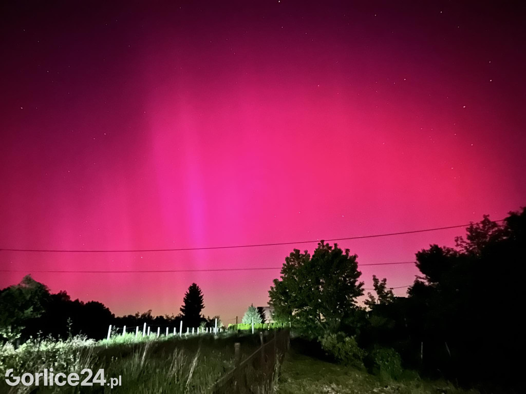 Zorza Polarna nad Gorlicami (10.05.)