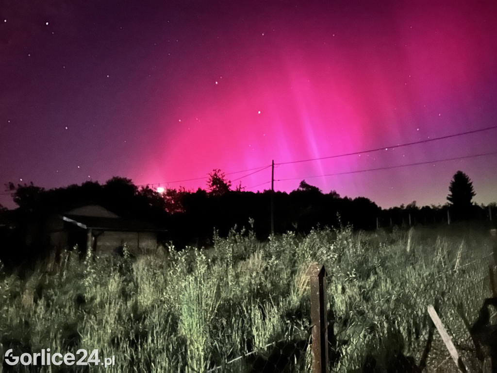 Zorza Polarna nad Gorlicami (10.05.)