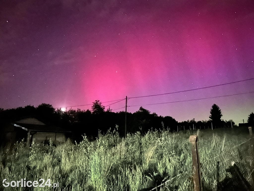 Zorza Polarna nad Gorlicami (10.05.)