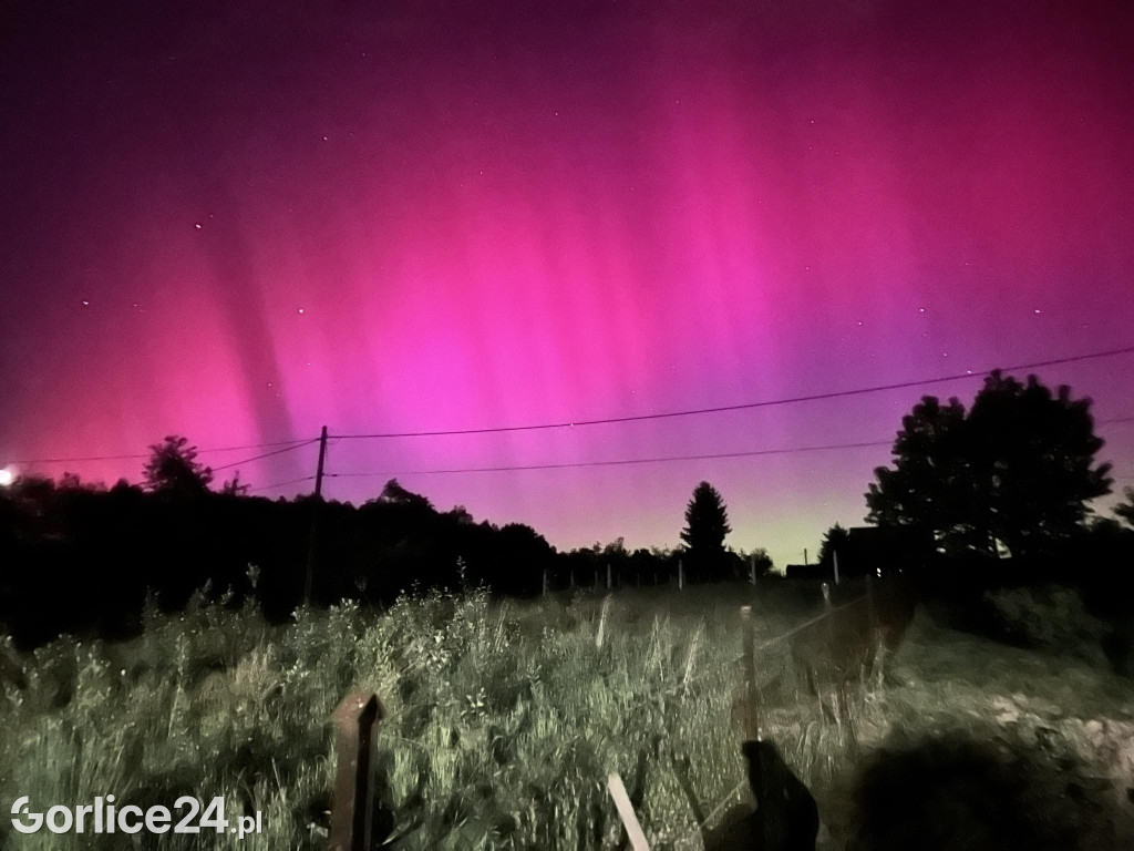 Zorza Polarna nad Gorlicami (10.05.)