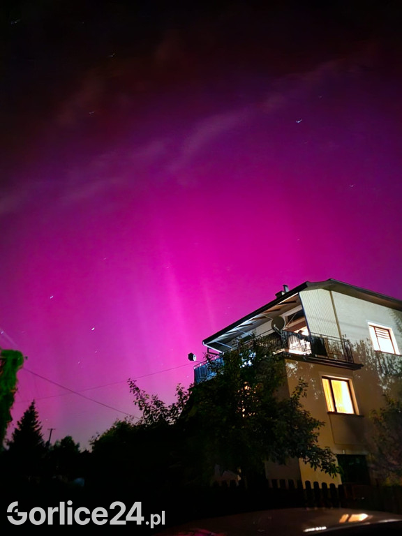 Zorza Polarna nad Gorlicami (10.05.)