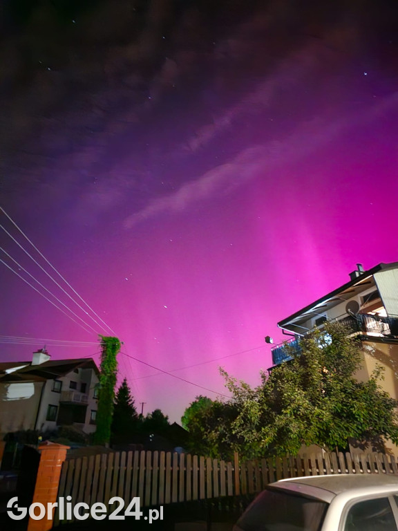 Zorza Polarna nad Gorlicami (10.05.)