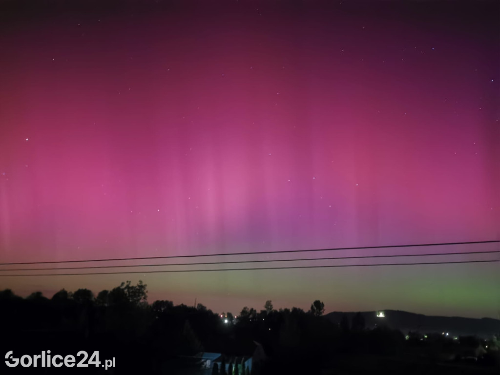 Zorza Polarna nad Gorlicami (10.05.)
