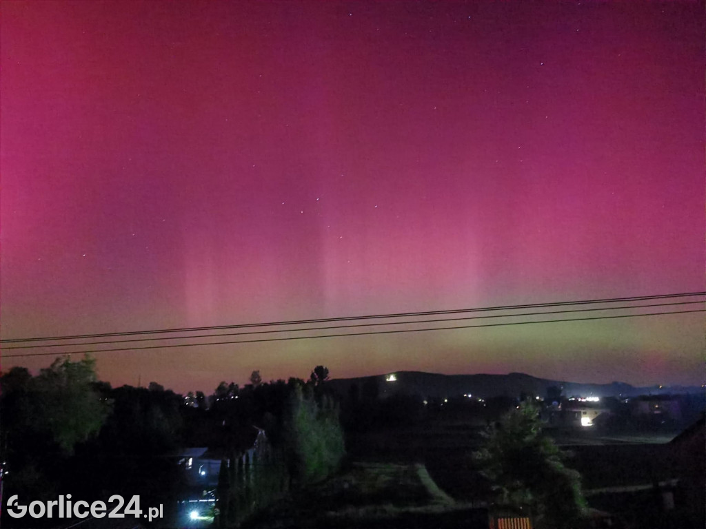 Zorza Polarna nad Gorlicami (10.05.)