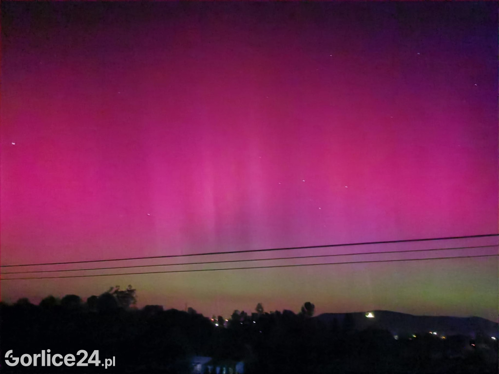 Zorza Polarna nad Gorlicami (10.05.)