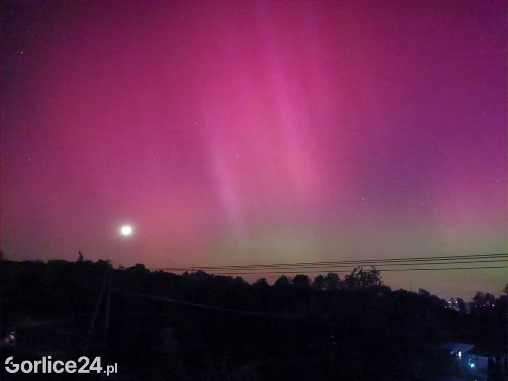Zorza Polarna nad Gorlicami (10.05.)