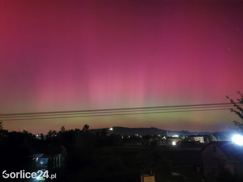 Zorza Polarna nad Gorlicami (10.05.)