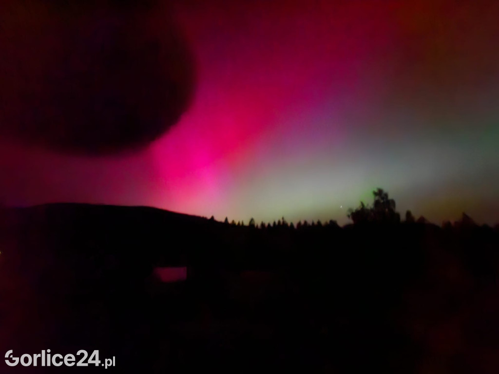 Zorza Polarna nad Gorlicami (10.05.)