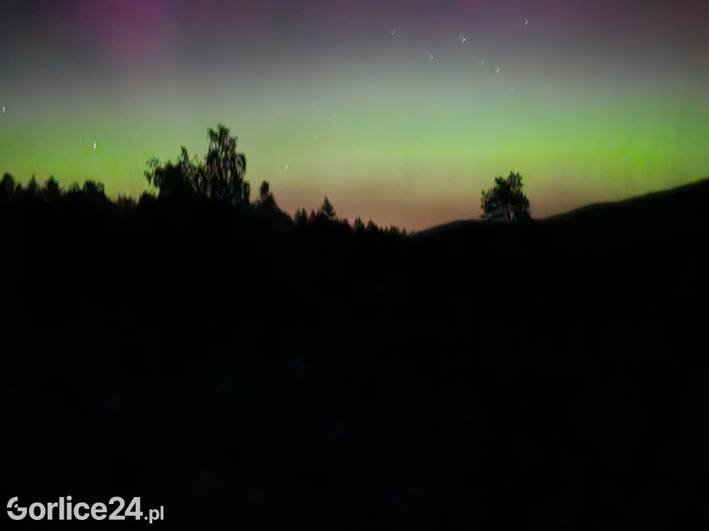 Zorza Polarna nad Gorlicami (10.05.)