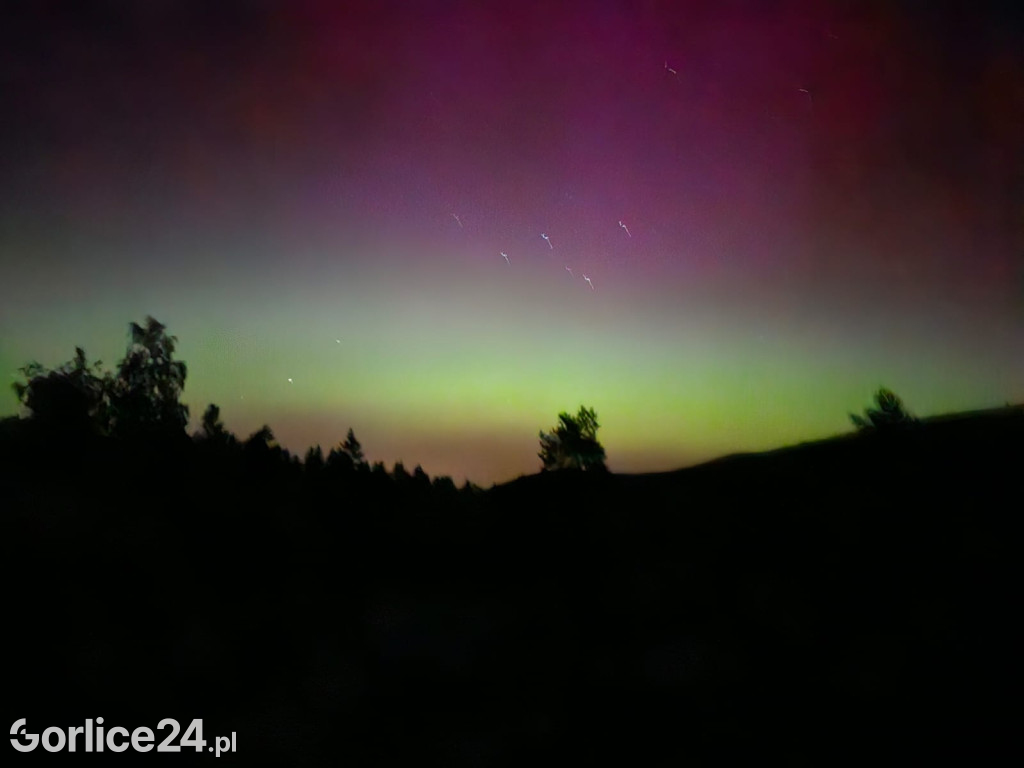 Zorza Polarna nad Gorlicami (10.05.)