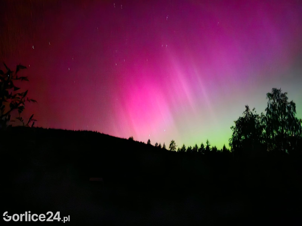 Zorza Polarna nad Gorlicami (10.05.)
