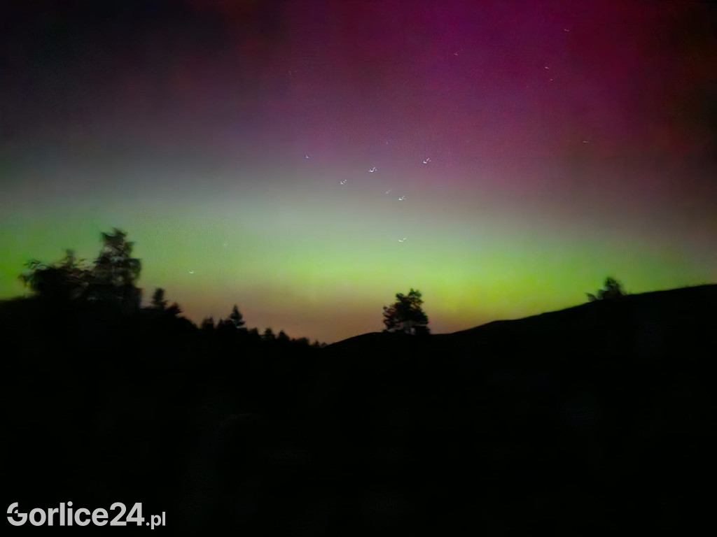 Zorza Polarna nad Gorlicami (10.05.)