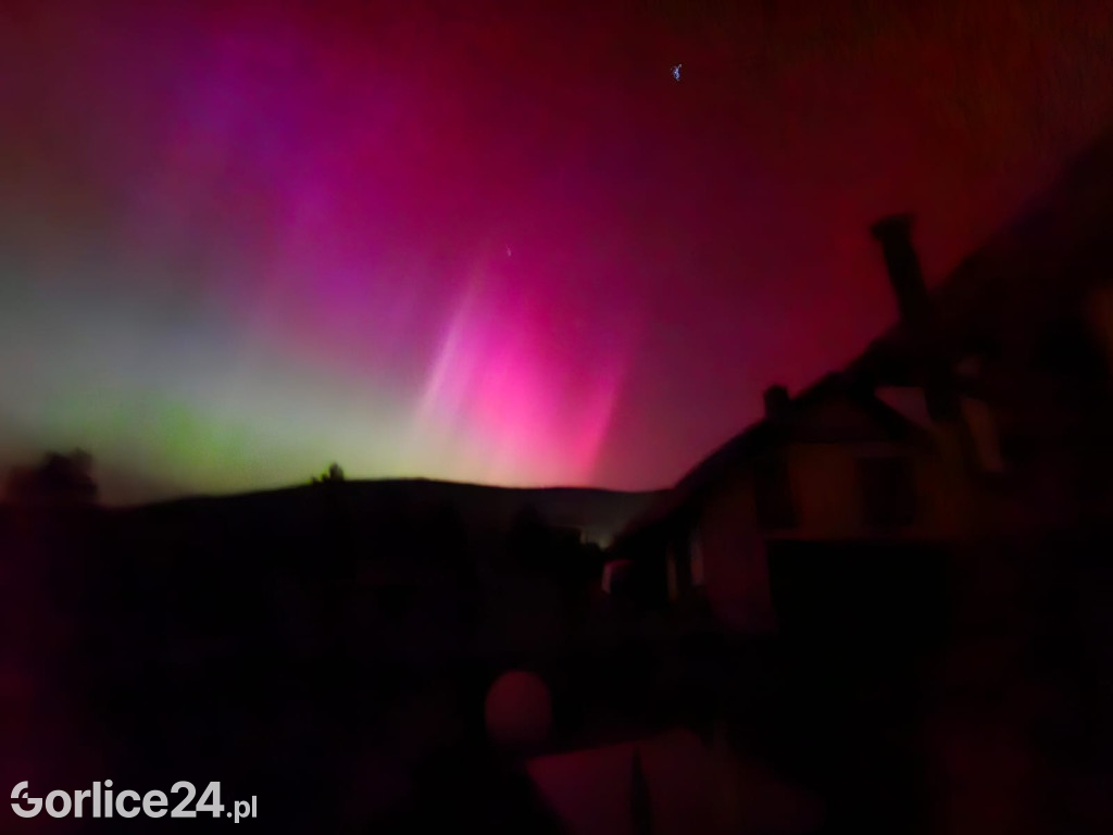 Zorza Polarna nad Gorlicami (10.05.)