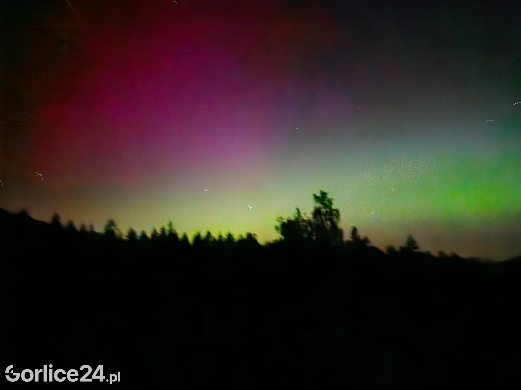 Zorza Polarna nad Gorlicami (10.05.)