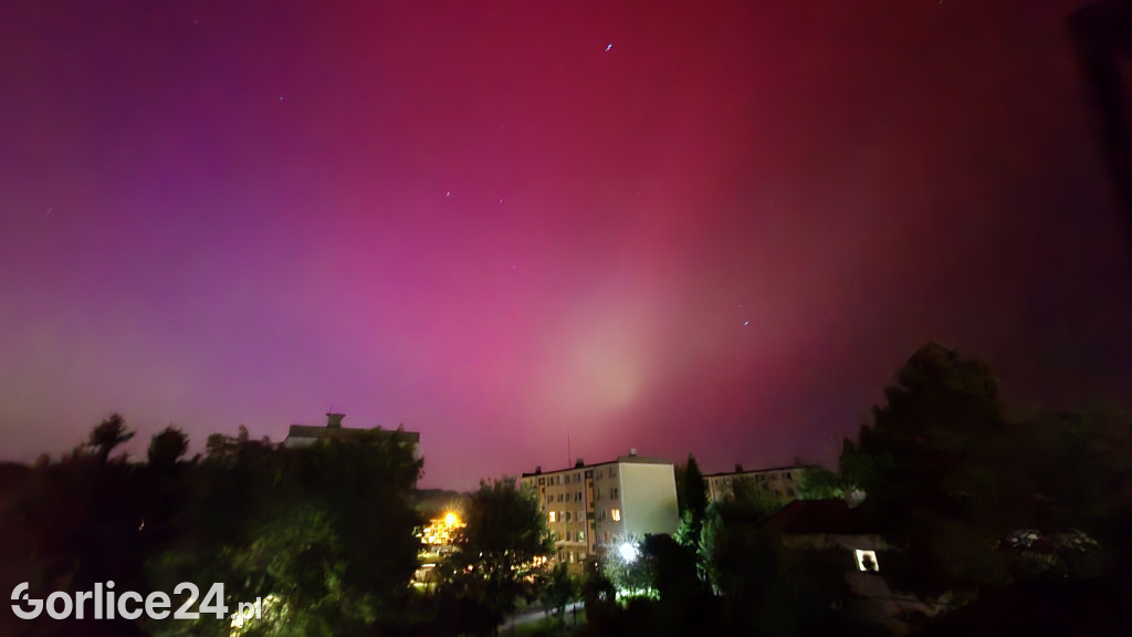 Zorza Polarna nad Gorlicami (10.05.)