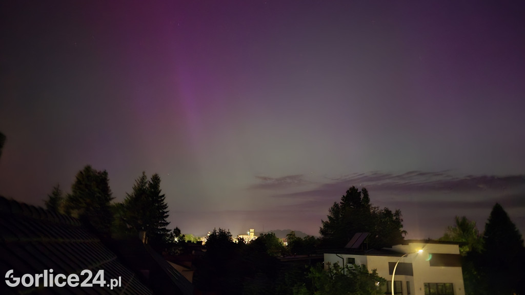 Zorza Polarna nad Gorlicami (10.05.)