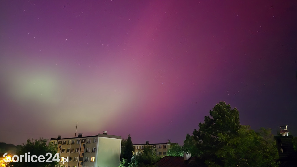 Zorza Polarna nad Gorlicami (10.05.)