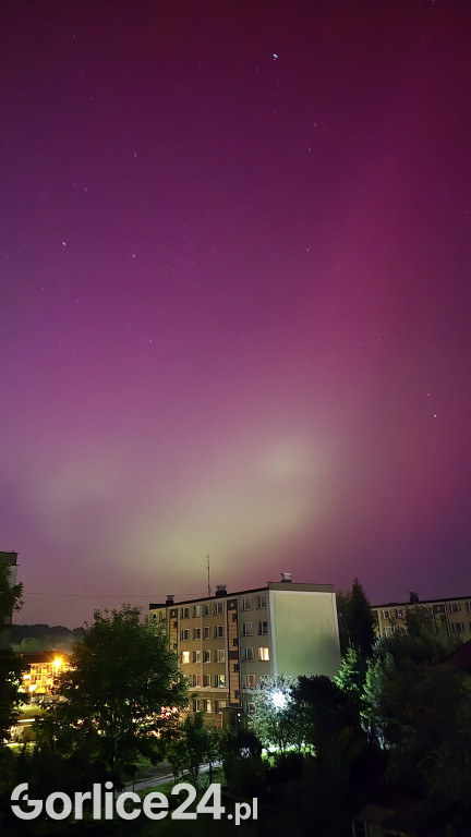 Zorza Polarna nad Gorlicami (10.05.)