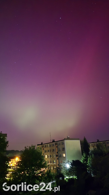 Zorza Polarna nad Gorlicami (10.05.)