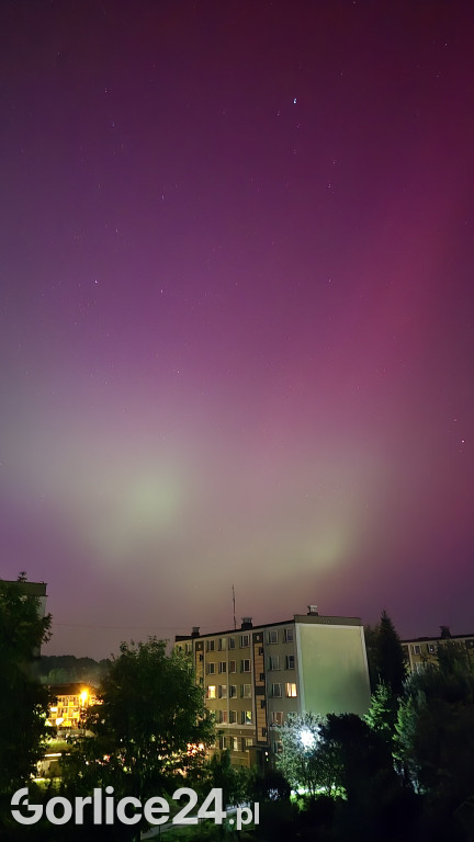 Zorza Polarna nad Gorlicami (10.05.)