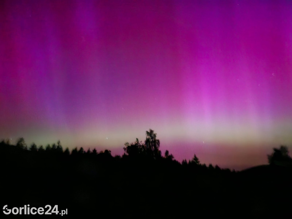 Zorza Polarna nad Gorlicami (10.05.)
