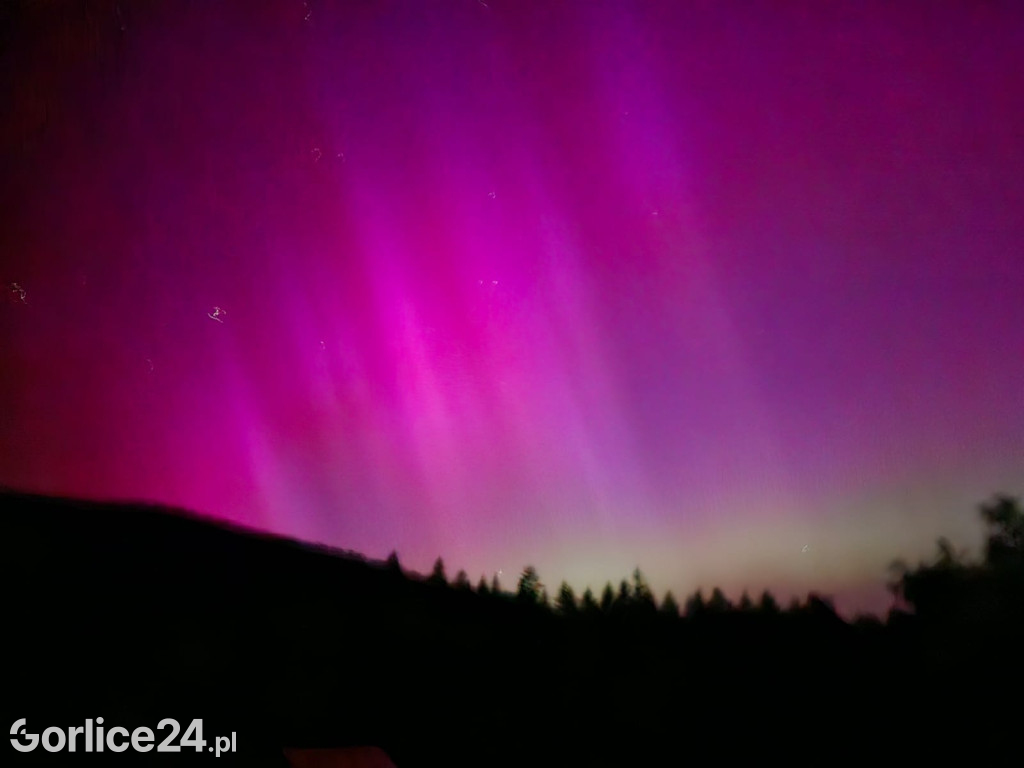 Zorza Polarna nad Gorlicami (10.05.)