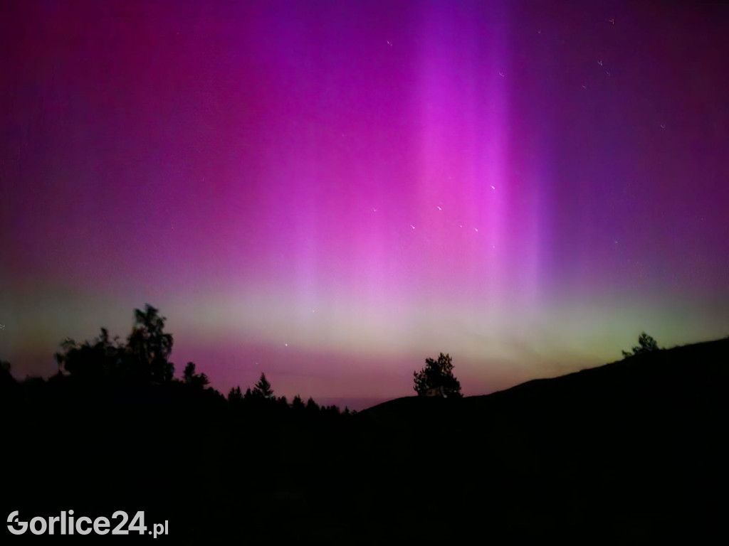 Zorza Polarna nad Gorlicami (10.05.)