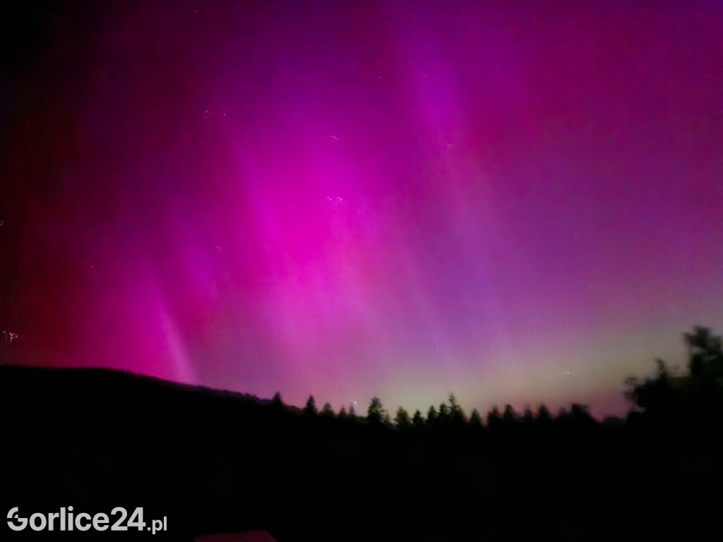 Zorza Polarna nad Gorlicami (10.05.)