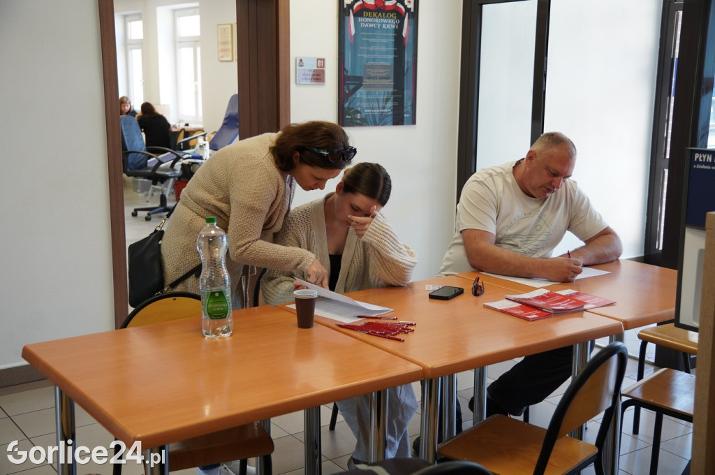 Akcja krwiodawstwa w KPPSP w Gorlicach (12.05.)