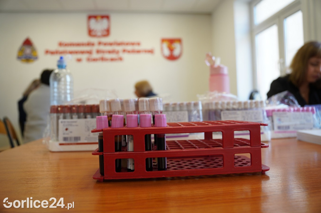 Akcja krwiodawstwa w KPPSP w Gorlicach (12.05.)