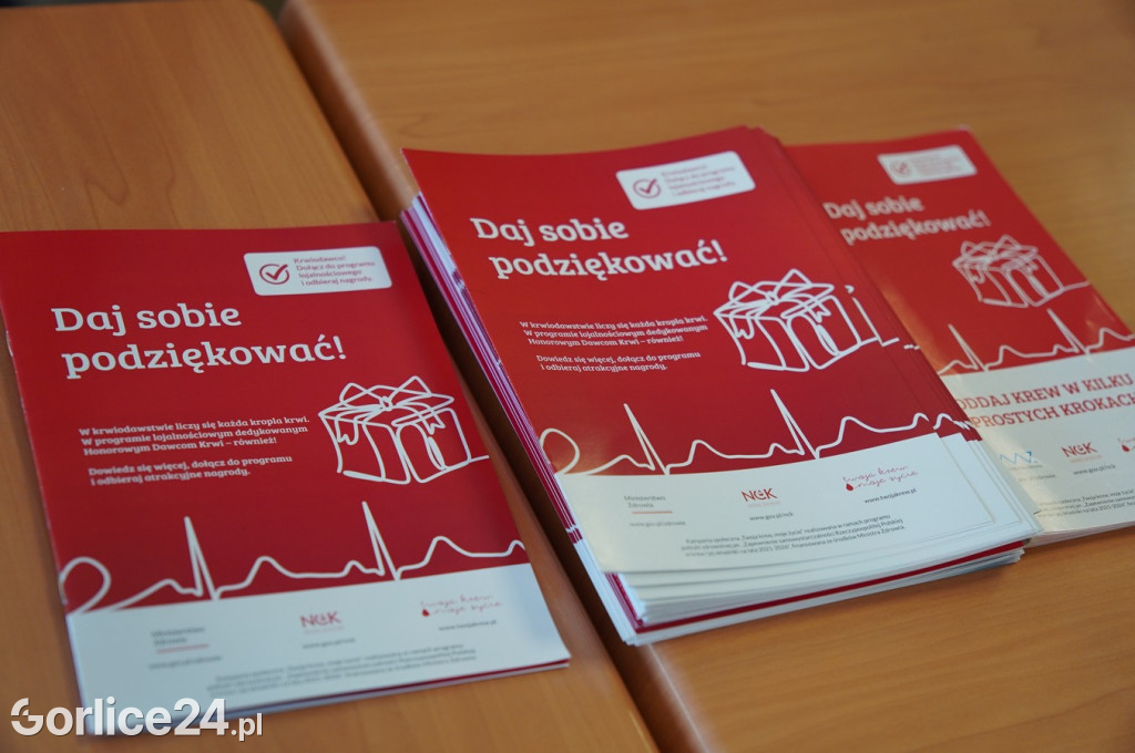 Akcja krwiodawstwa w KPPSP w Gorlicach (12.05.)