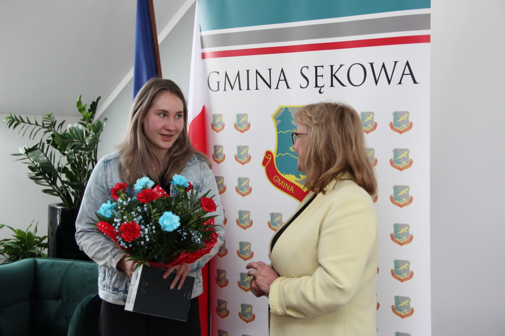 Daria Szkurat w Sękowej. Reprezentantka Klubu Sportowego Chochołów
