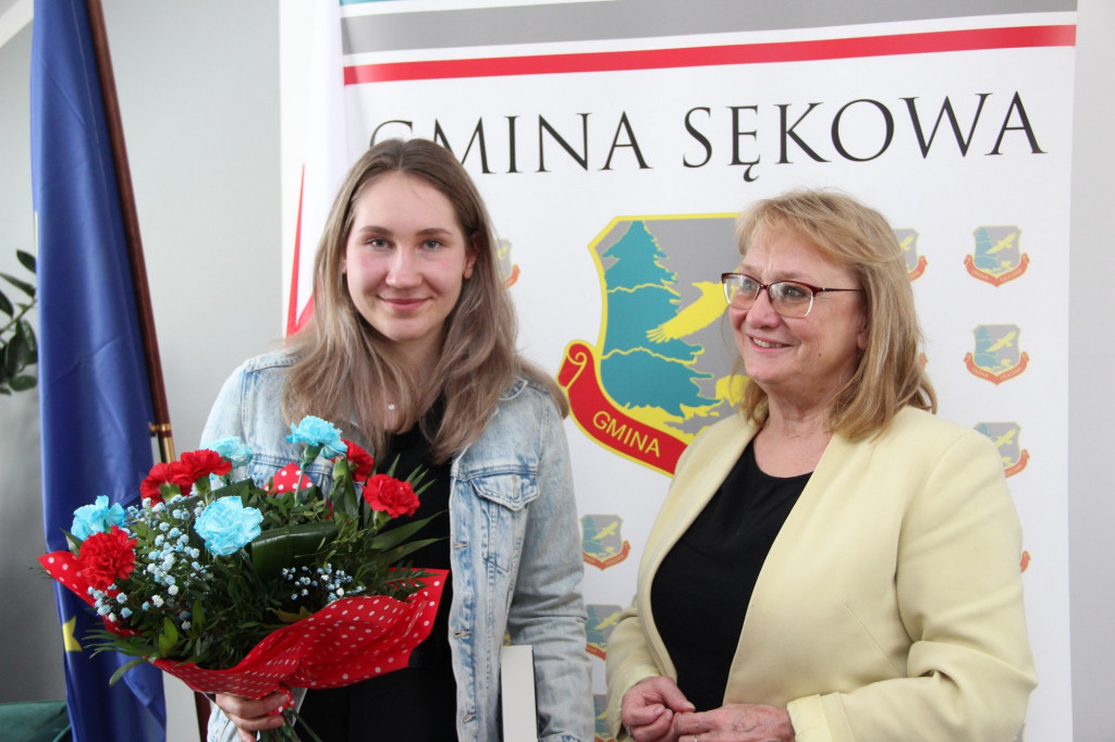 Daria Szkurat w Sękowej. Reprezentantka Klubu Sportowego Chochołów