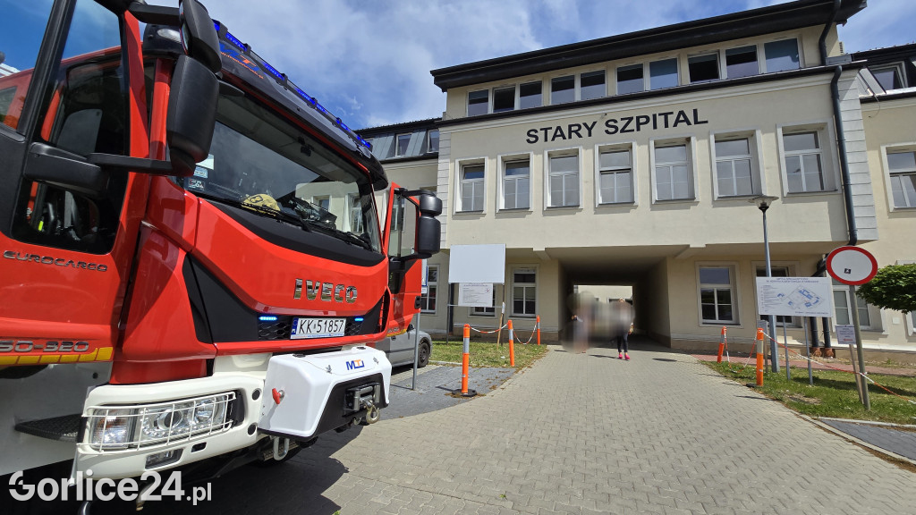 Akcja strażaków w Starym Szpitalu